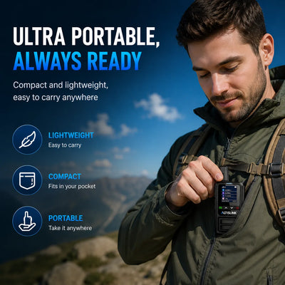 ALTISLINK S1 4G LTE Unlimited Range PTT Walkie Talkie