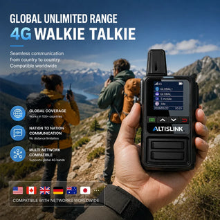 ALTISLINK S1 4G LTE Unlimited Range PTT Walkie Talkie