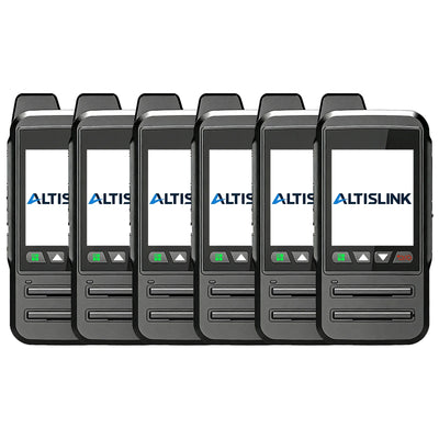 ALTISLINK W1 4G LTE Waterproof Unlimited Range PTT Walkie Talkie