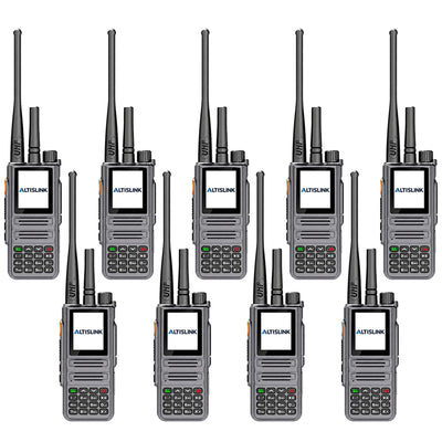 ALTISLINK DG1 4G LTE + Analog Unlimited Range PTT Walkie Talkie with GPS