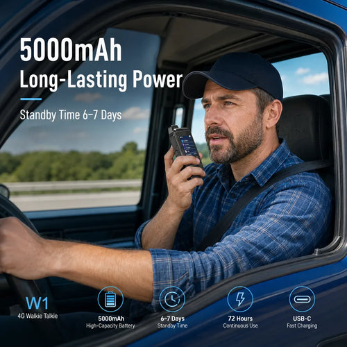 ALTISLINK W1 4G LTE Waterproof Unlimited Range PTT Walkie Talkie