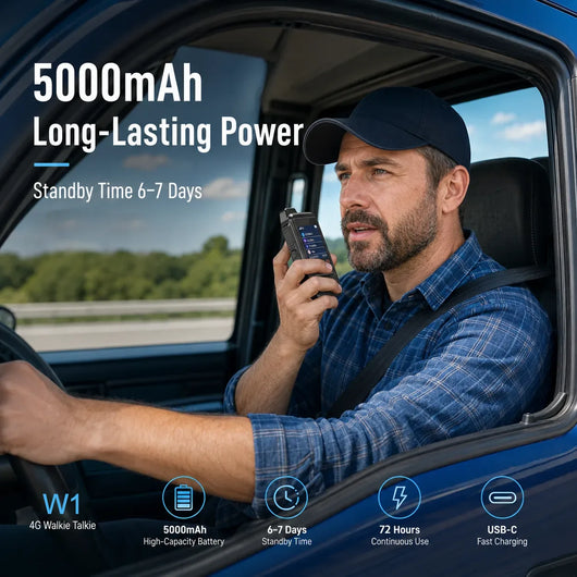 ALTISLINK W1 4G LTE Waterproof Unlimited Range PTT Walkie Talkie