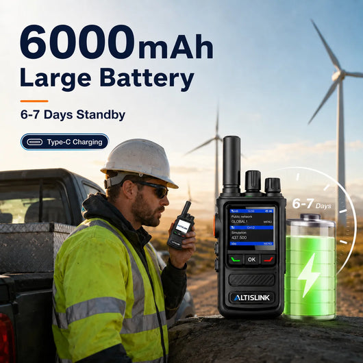 ALTISLINK D1 4G LTE + Analog Unlimited Range PTT Walkie Talkie