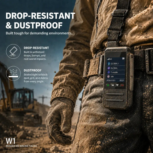ALTISLINK W1 4G LTE Waterproof Unlimited Range PTT Walkie Talkie